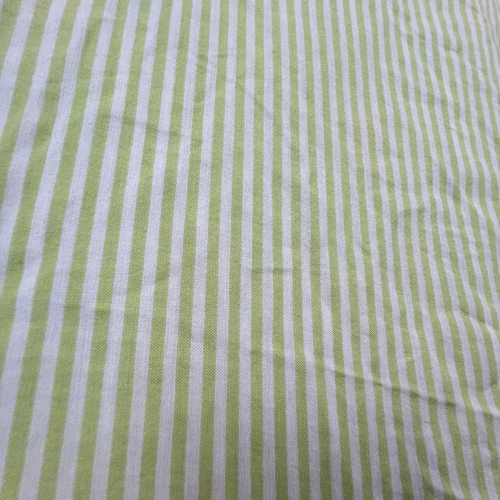 Country Store Button Down Shirt Womens XL Green Striped Floral Embroidered Top - Picture 6 of 14
